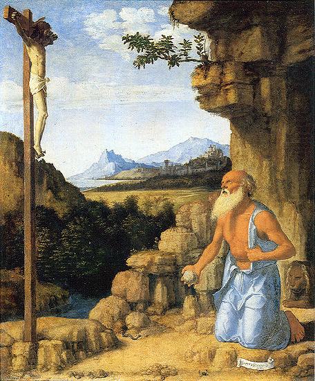 CIMA da Conegliano St Jerome in Wilderness Cima da Conegliano china oil painting image